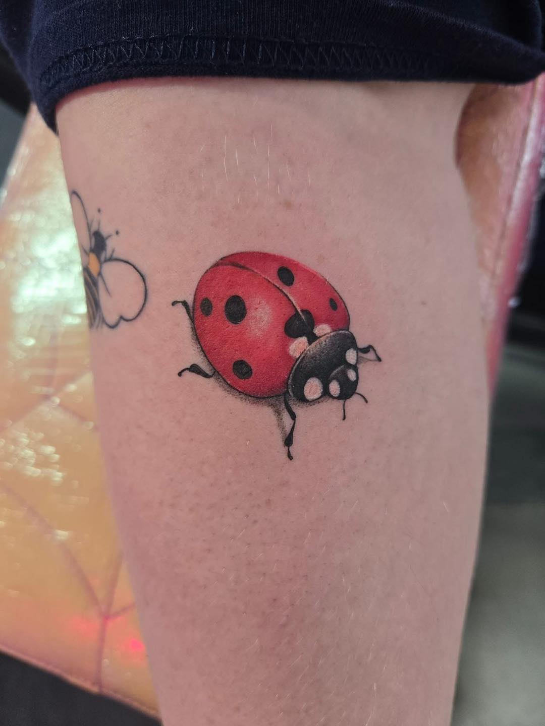 The Ink - Check out this adorable ladybug tattoo by Caz 🐞 Tiny but full ...