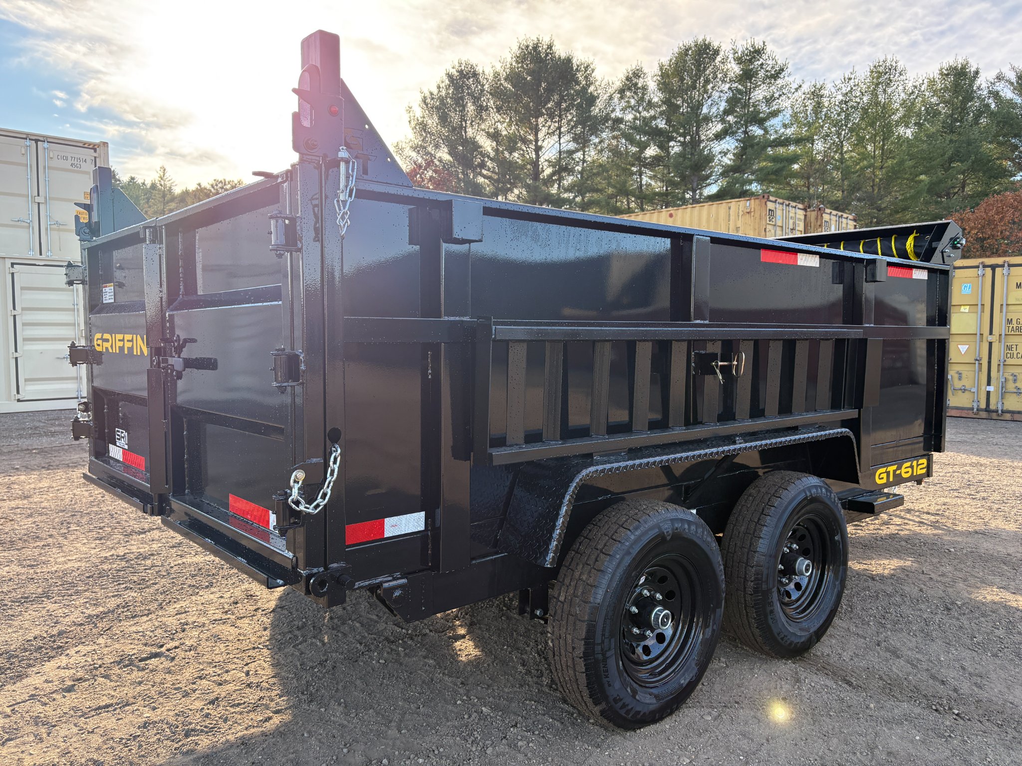 2026 Griffin Trailers 6x12 10k powder coated dump w/36” high sides ...