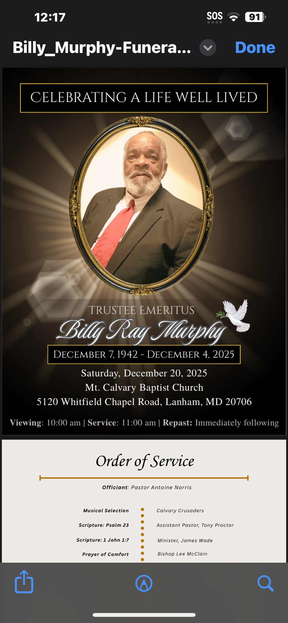 Washington Funeral Home | Tappahannock VA