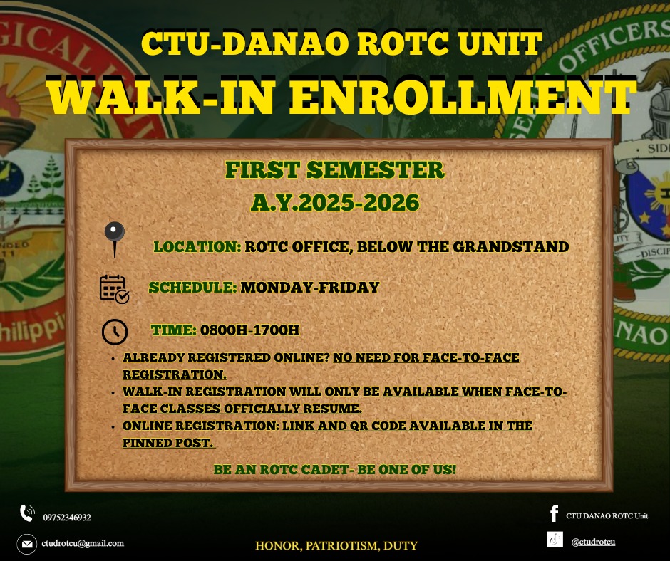 CTU - 𝗖𝗧𝗨-𝗗𝗔𝗡𝗔𝗢 𝗥𝗢𝗧𝗖 𝗨𝗡𝗜𝗧 | 𝐅𝐀𝐂𝐄-𝐓𝐎-𝐅𝐀𝐂𝐄 𝐄𝐍𝐑𝐎𝐋𝐋𝐌𝐄𝐍𝐓 𝐆𝐔𝐈𝐃𝐄𝐋𝐈𝐍𝐄𝐒 𝗙𝗶𝗿𝘀𝘁 ...