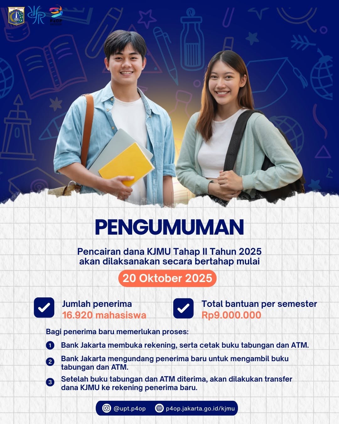 Dinas - Pengumuman terkait pencairan dana KJMU Tahap II Tahun 2025 ...