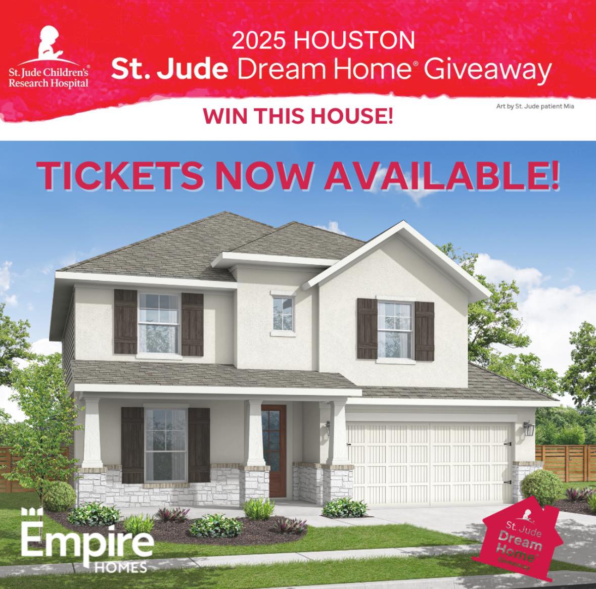 St. - Tickets are NOW on sale for the Houston St. Jude Dream Home ...