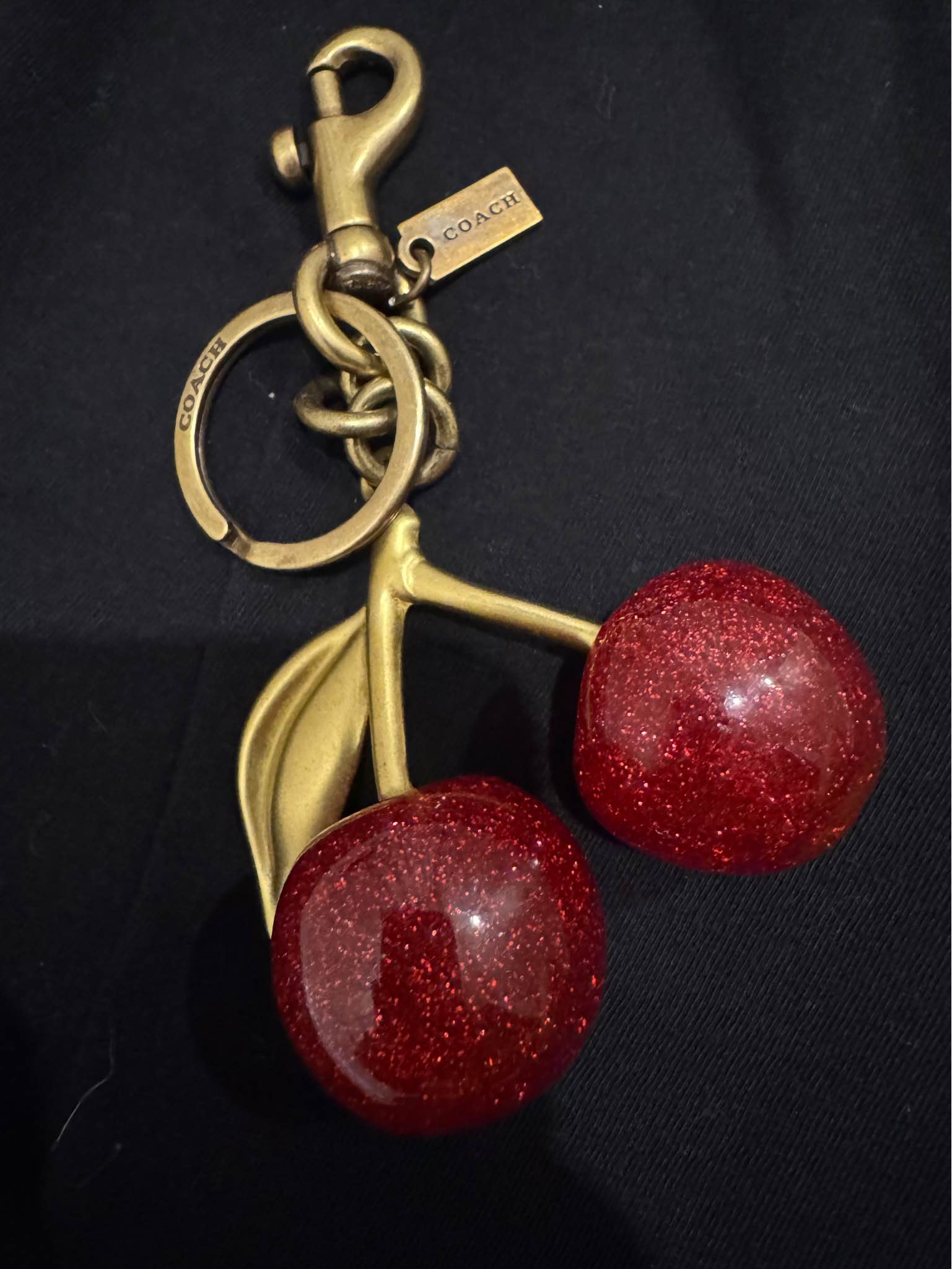Genuine Coach Cherry Key ring for bag or keys - Key Chains & Lanyards ...