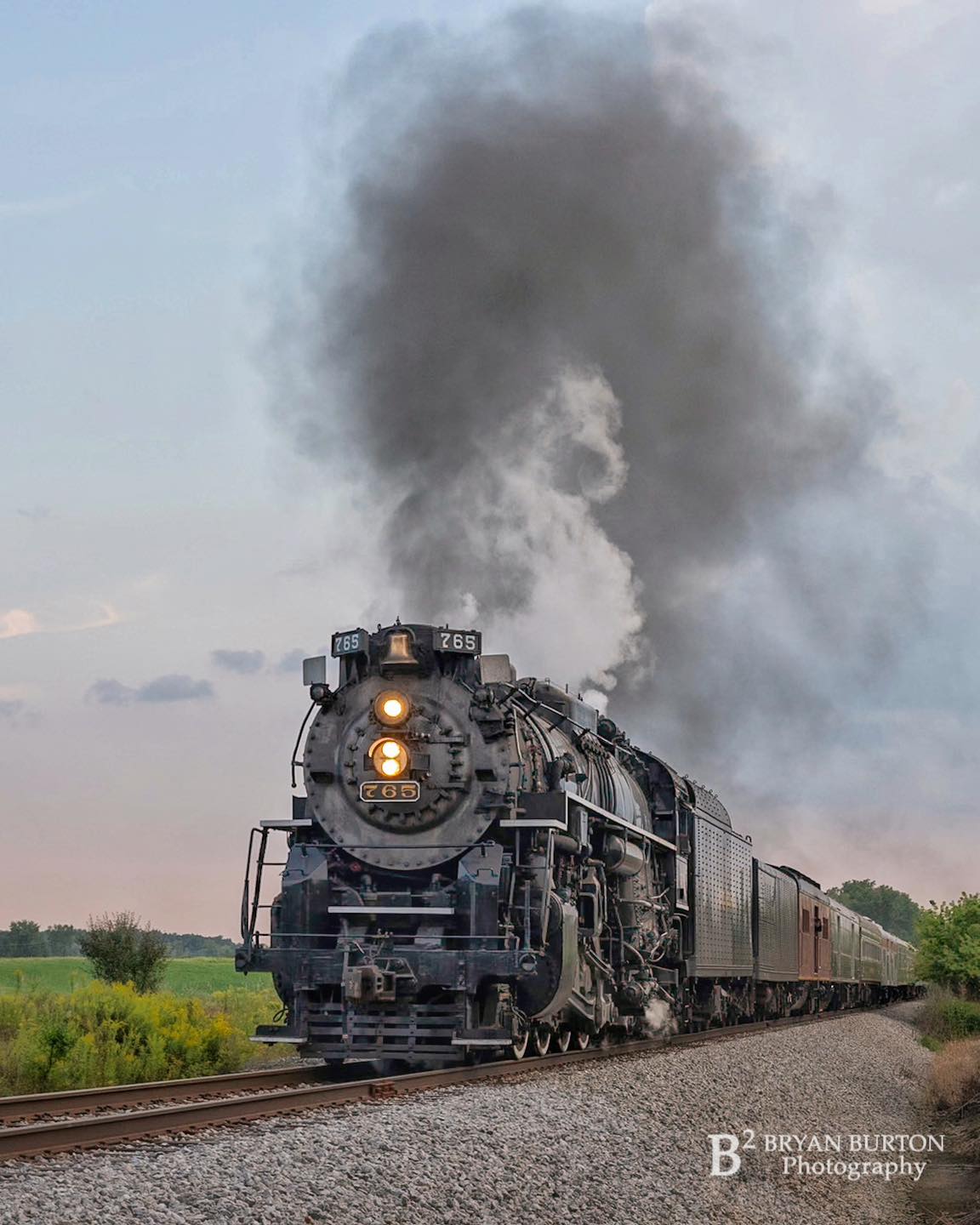 Nickel Plate 765 @ Emory Gap Tn in 1982