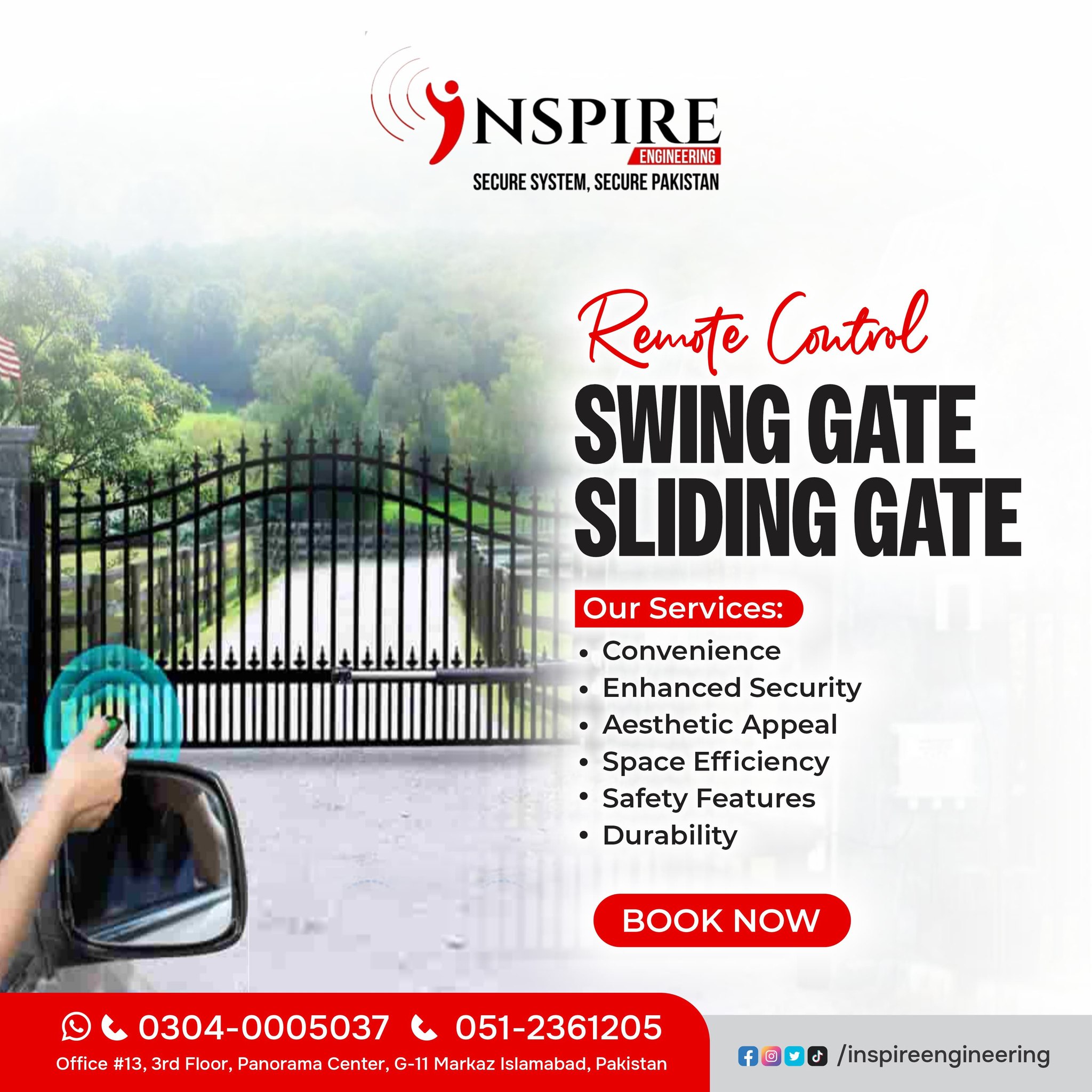 Inspire - Upgrade Your Home with Remote Control Swing Gates Transform ...