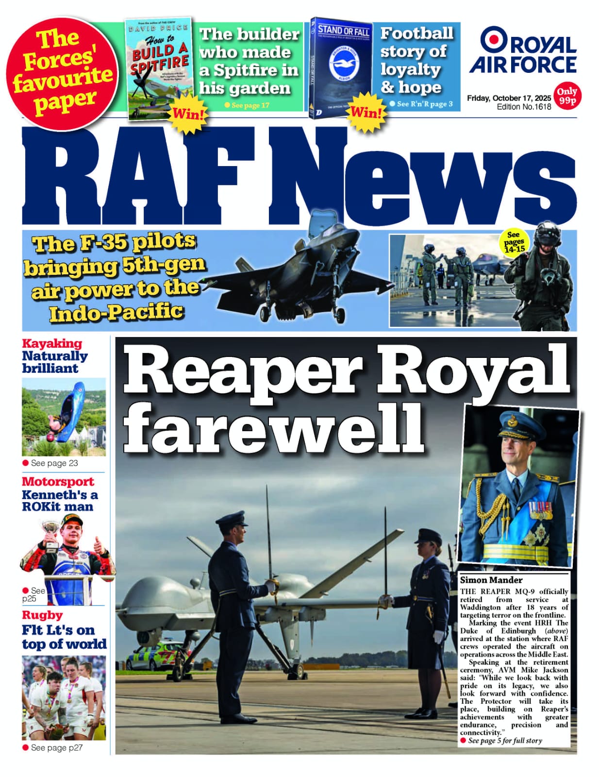 RAF - The latest edition of RAF News is out now. Go to rafnews.co.uk to ...