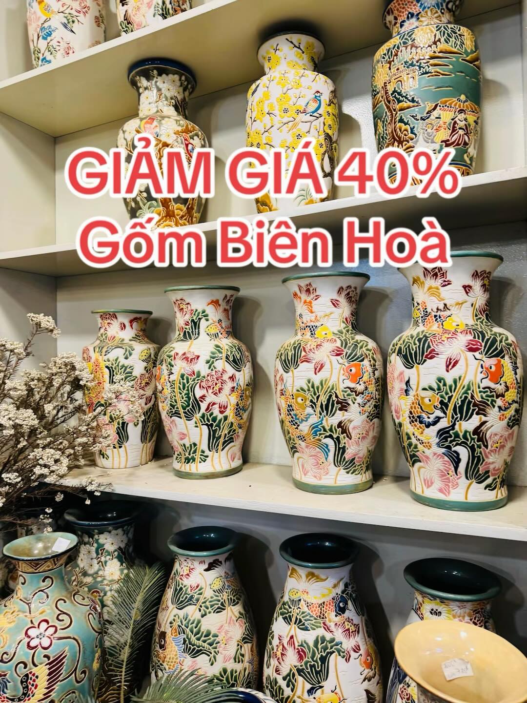 XẢ KHO GỐM BIÊN HOÀ- dòng gốm cổ điển đặc trưng Nam Bộ. Giống như