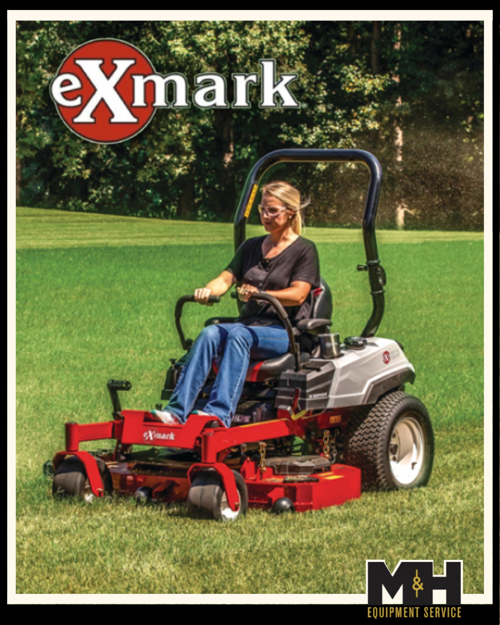 M&H - 🌿 Introducing the new Exmark Radius E-Series zero-turn mower ...