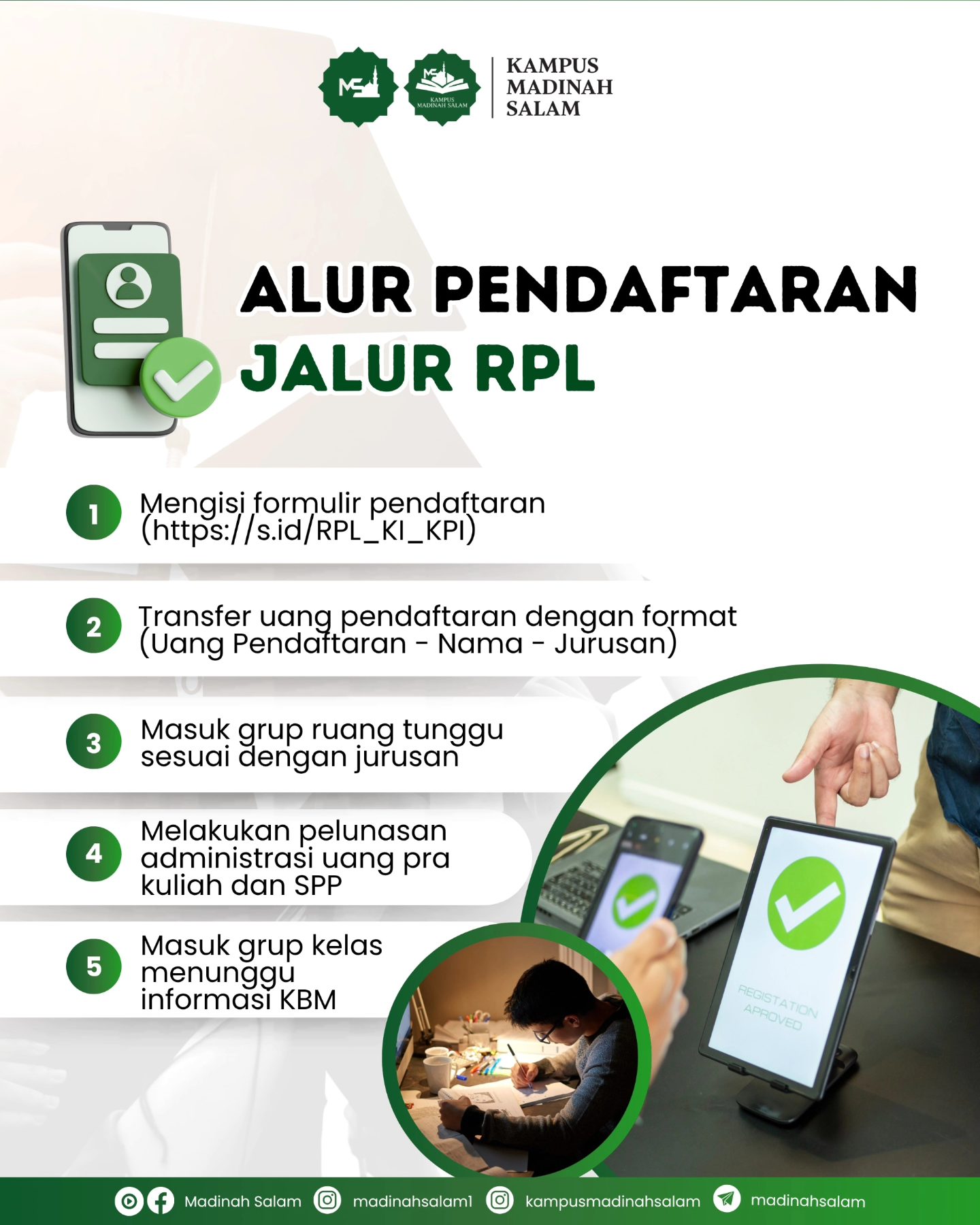 Madinah Salam - 🎓 PROGRAM KULIAH KPI & MPI JALUR RPL 🎓... | Facebook