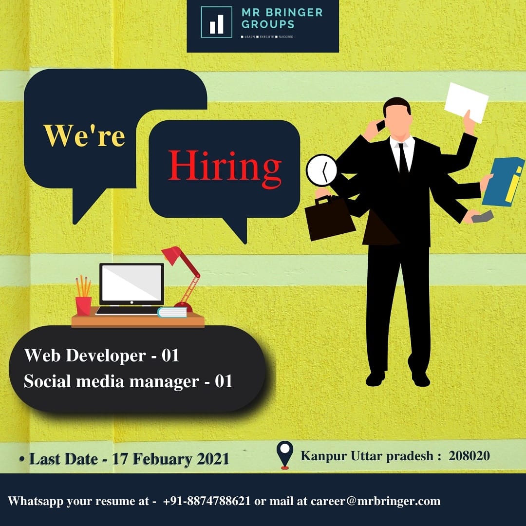 We are hiring ! Read all details... - Rectify Solutions | Facebook