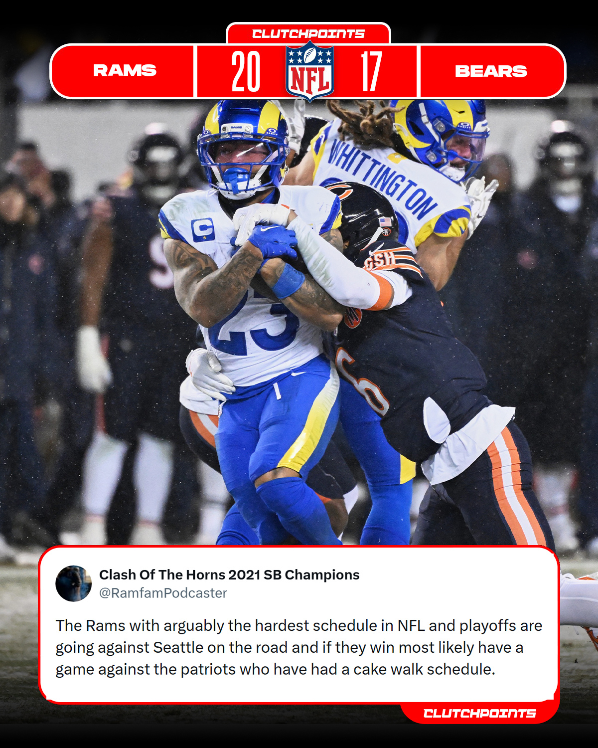 Rams - The Rams pull through for the win in OT over the Bears to ...