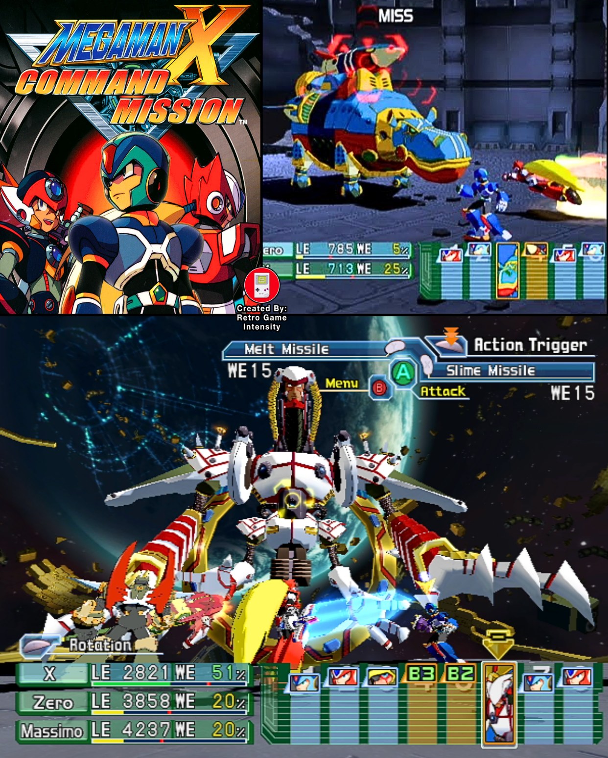 意志の力　英語版 Mega Man X: Command Mission charged onto the Nintendo GameCube in