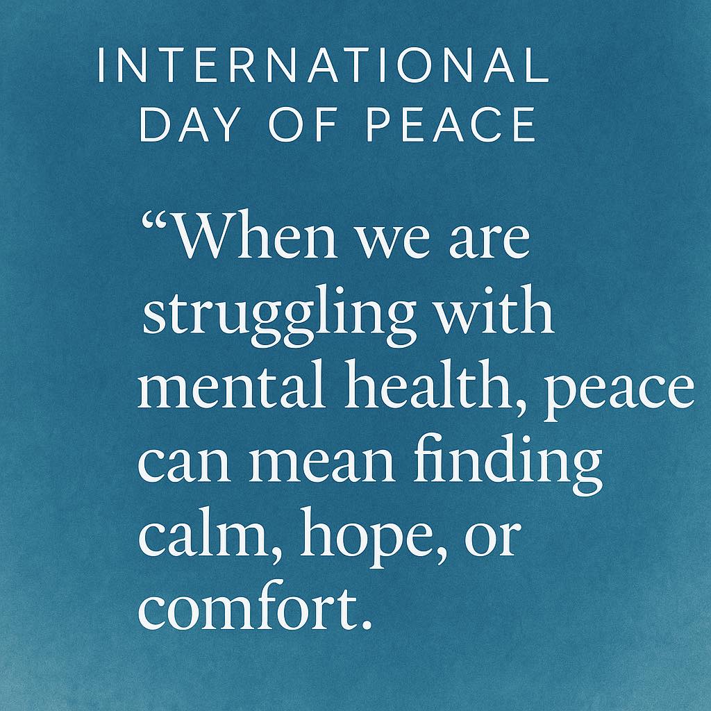 NAMI - 🌍💙 International Day of Peace & Mental Health 💙🌍 The ...