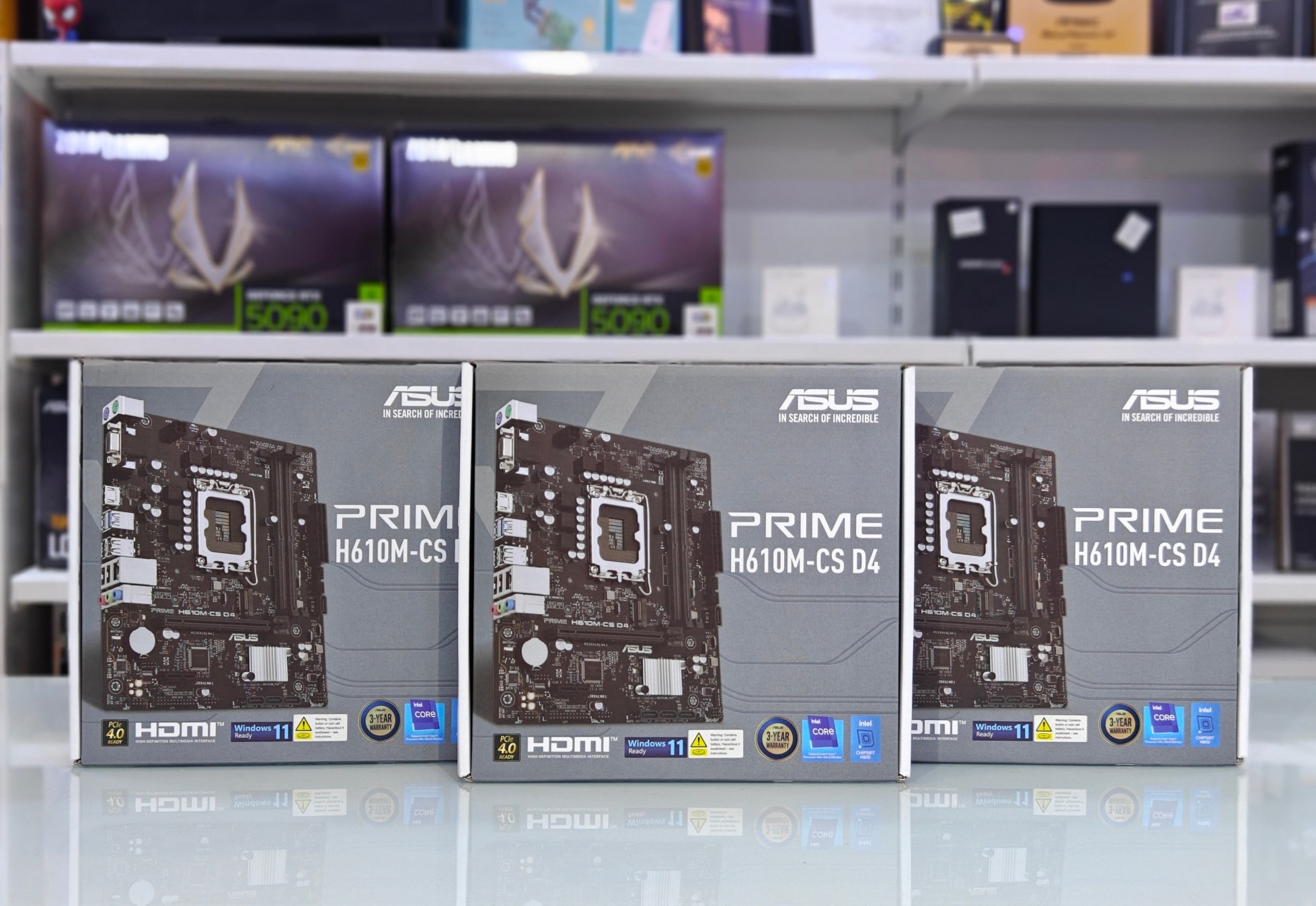 CPU Intel Core i7-7700K 4.50GHz BOX ASUS PRIME H610M-CS DDR4 MOTHERBOARD ▪️ Price :- LKR 34,000