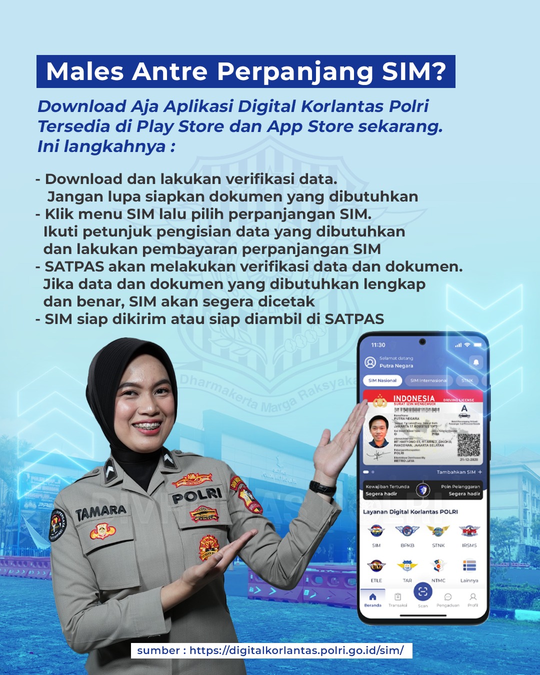Polres Bogor - Perpanjang SIM? Chill aja! 😎 Semua bisa... | Facebook