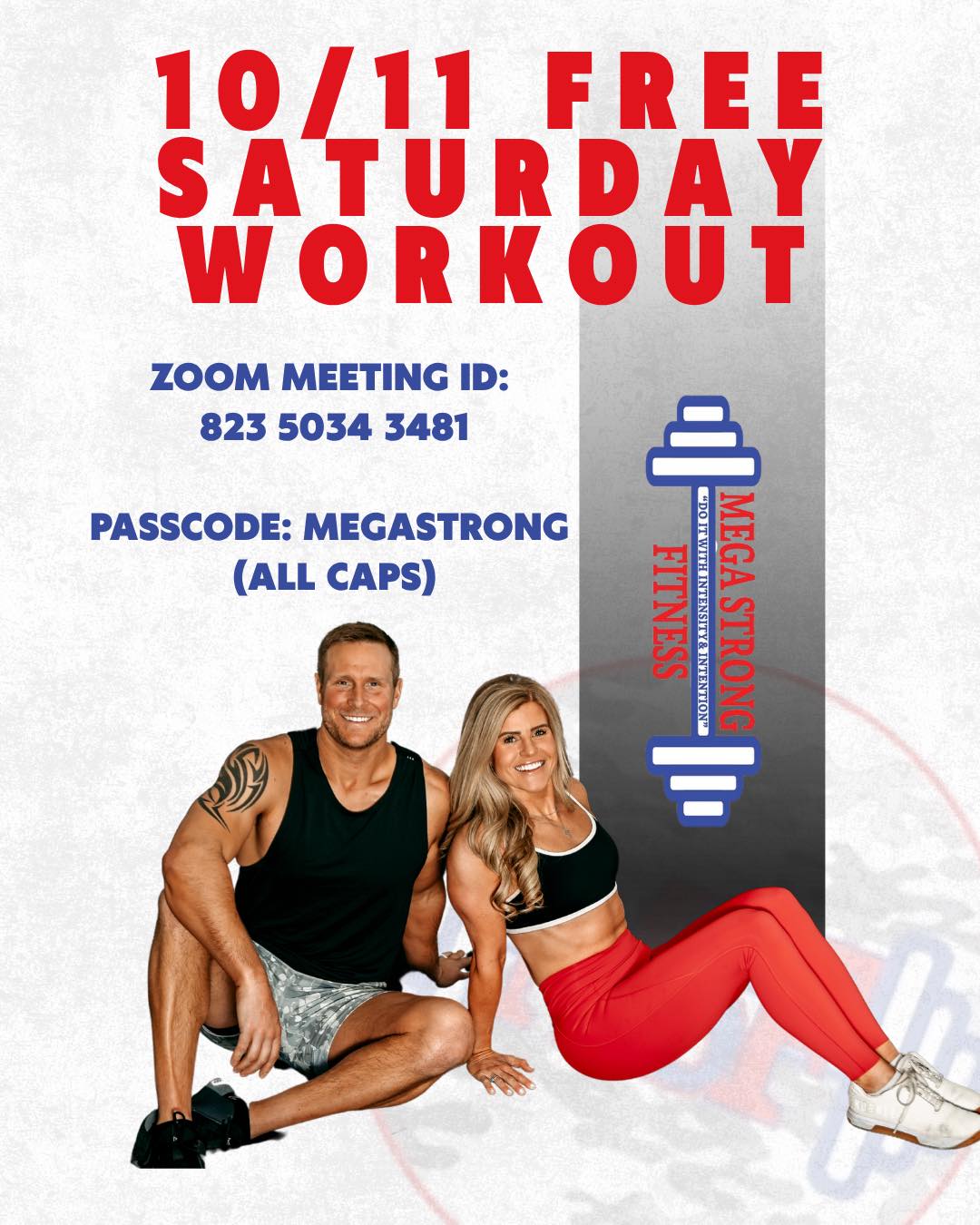 FREE SATURDAY MEGA STRONG WORKOUT!... - Mega Strong Fitness | Facebook