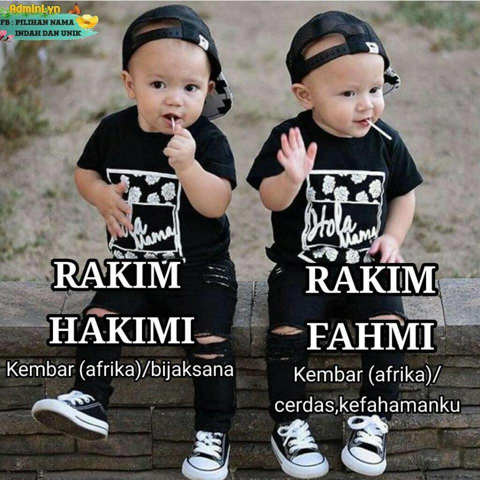 Jom Hijrah Nama Nama Indah Untuk Anak Lelaki Kembar Facebook