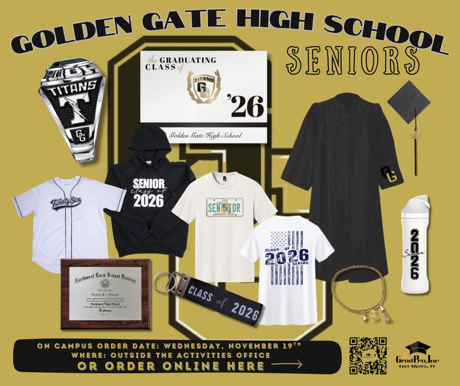 Golden Gate High School class of '26 graduation orders