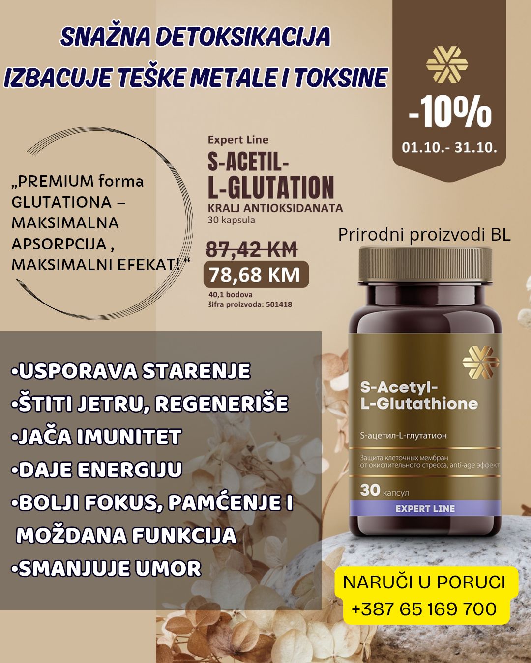 Prirodni - S-Acetyl-L-Glutathione
