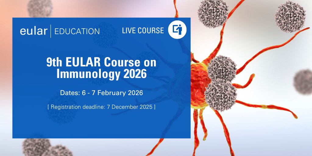 EULAR - Join the 9th EULAR Course on Immunology 2026, a highly ...