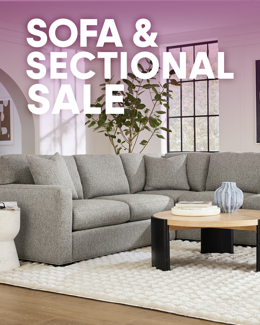 This isn't a typo - the Sofa & Sectional Sale is here. Save now! Featured: