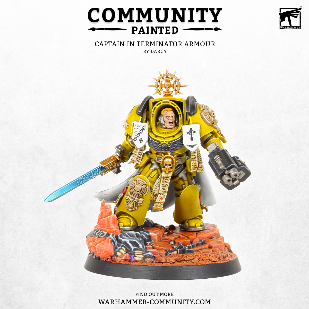 Resplendent in Dorn-approved yellow –... - Warhammer 40,000 | Facebook