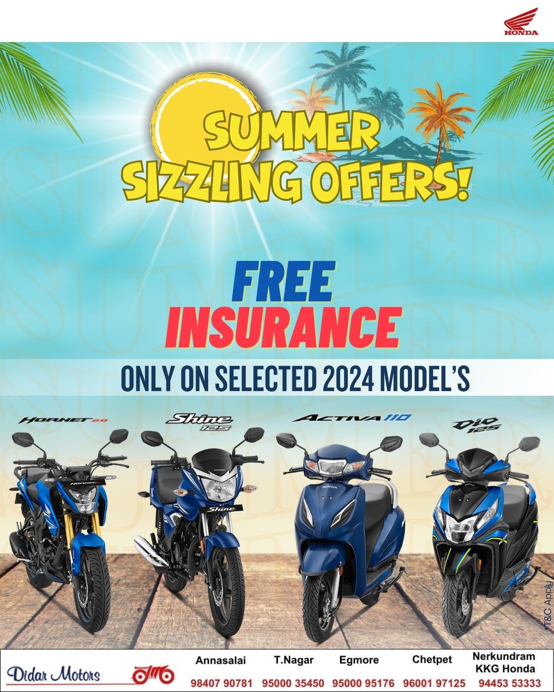 🔥 Summer Sizzling Offers Are Here! 🔥 Ride into the season with