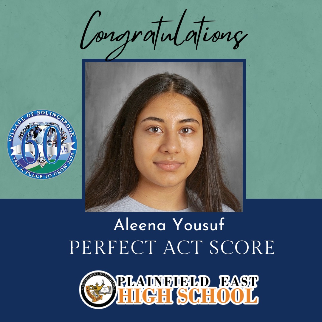 Congratulations to Plainfield... - The Village of Bolingbrook | Facebook