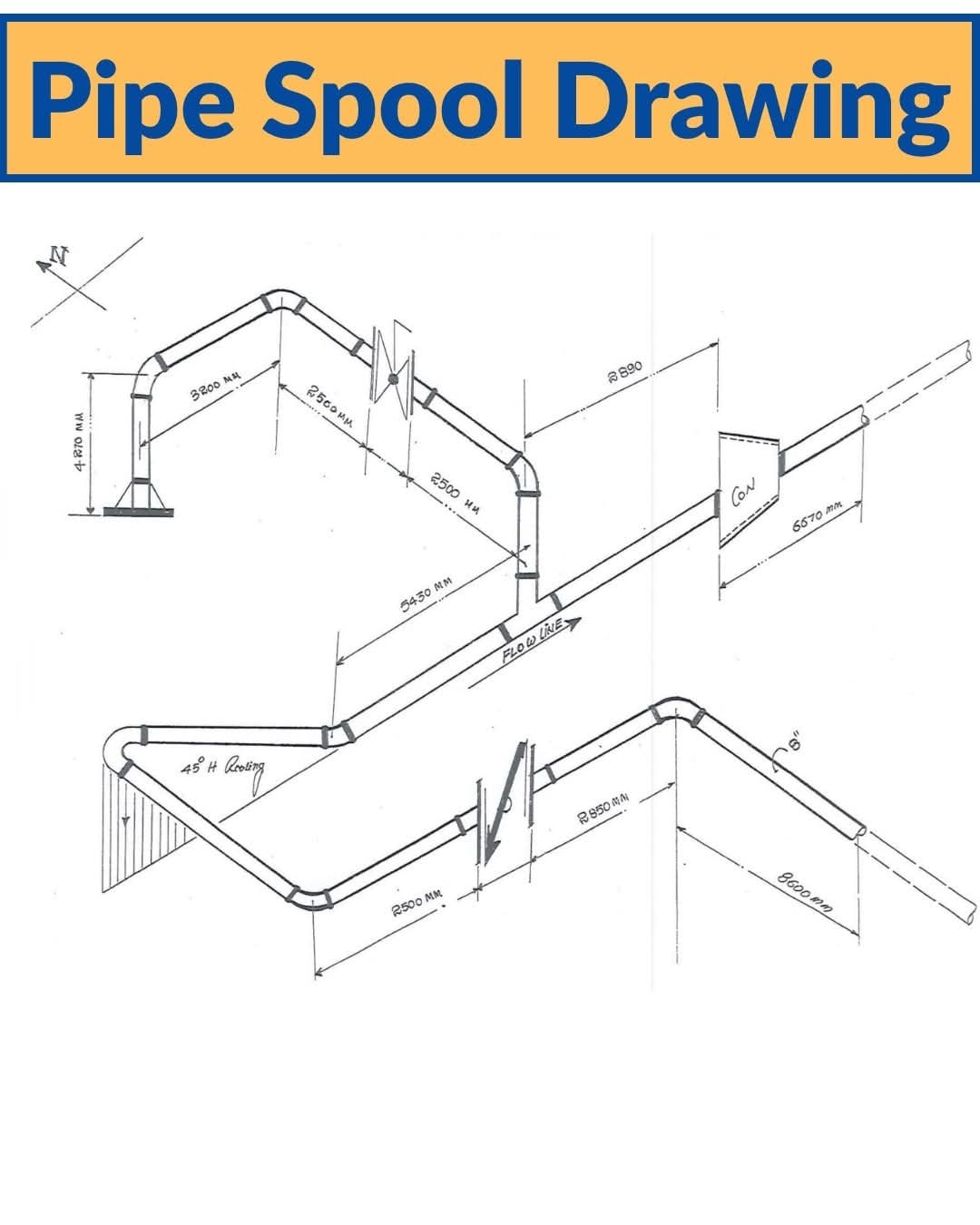 Piping - Pipe Spool Drawing for Understanding ISO: #PIPEFABRICATOR # ...