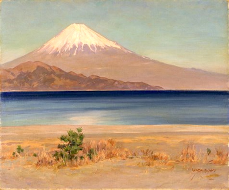 富士山　絵画　えだとしあき Fuji (Lake Kawaguchi)