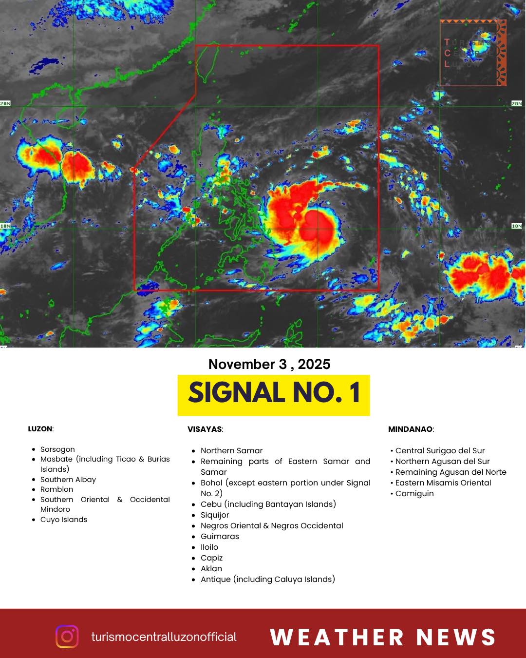 Turismo - LOOK: SIGNAL NO. 1 UP IN PARTS OF LUZON, VISAYAS, AND ...