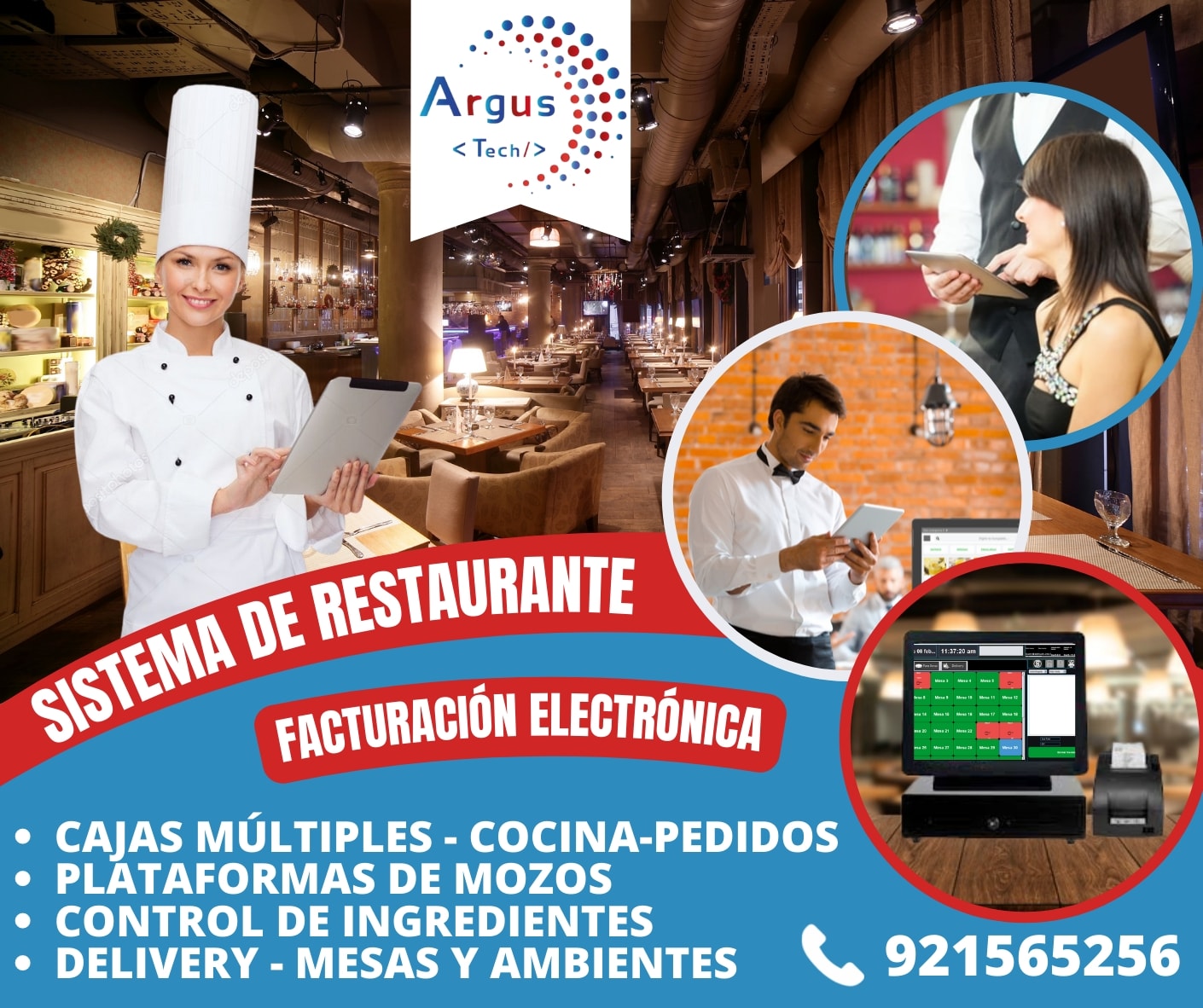 Argus Tech - Ten el control de tu restaurante, con nuestro... | Facebook