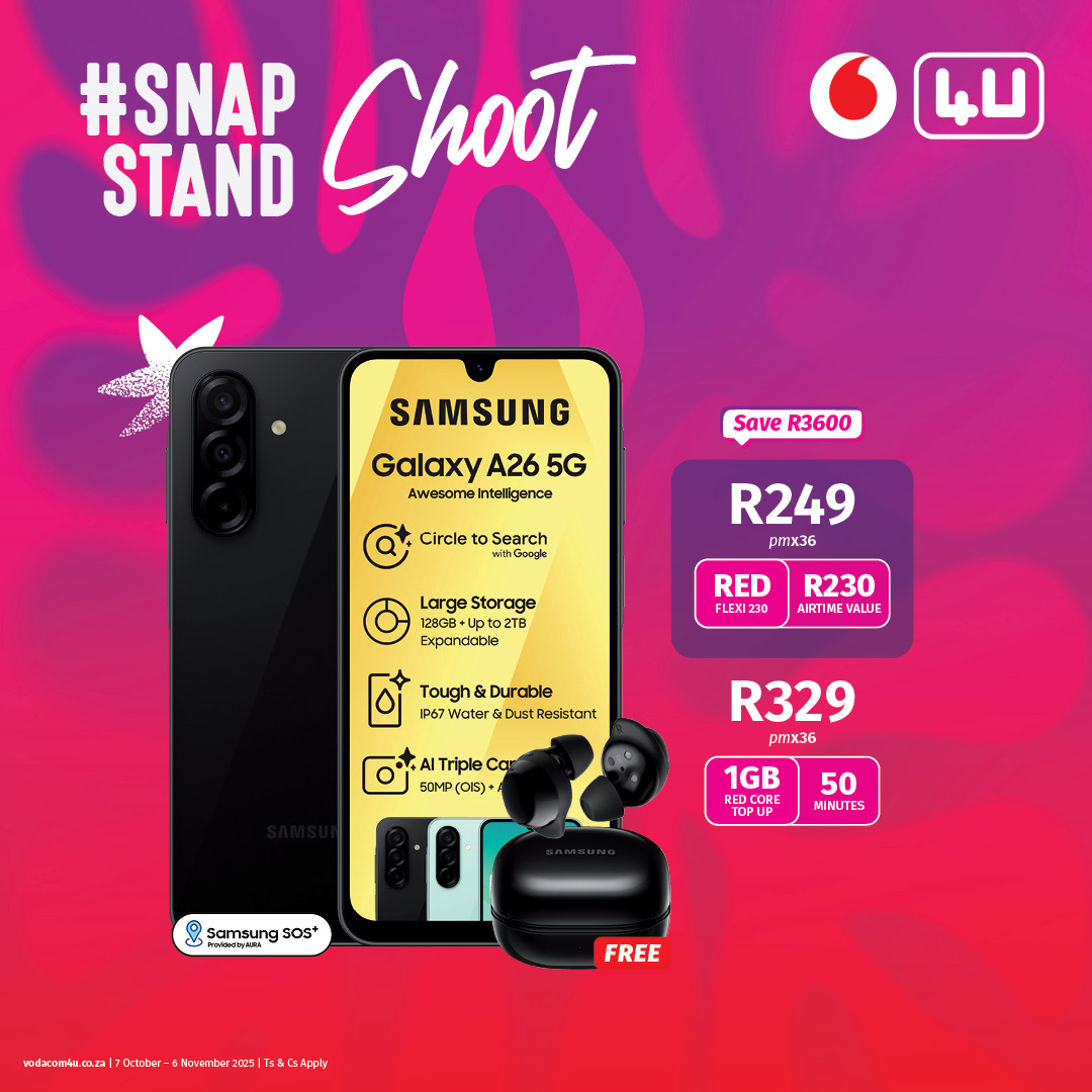 Snap. Stand. Shoot. The Galaxy A26 5G... - Ballito Junction | Facebook