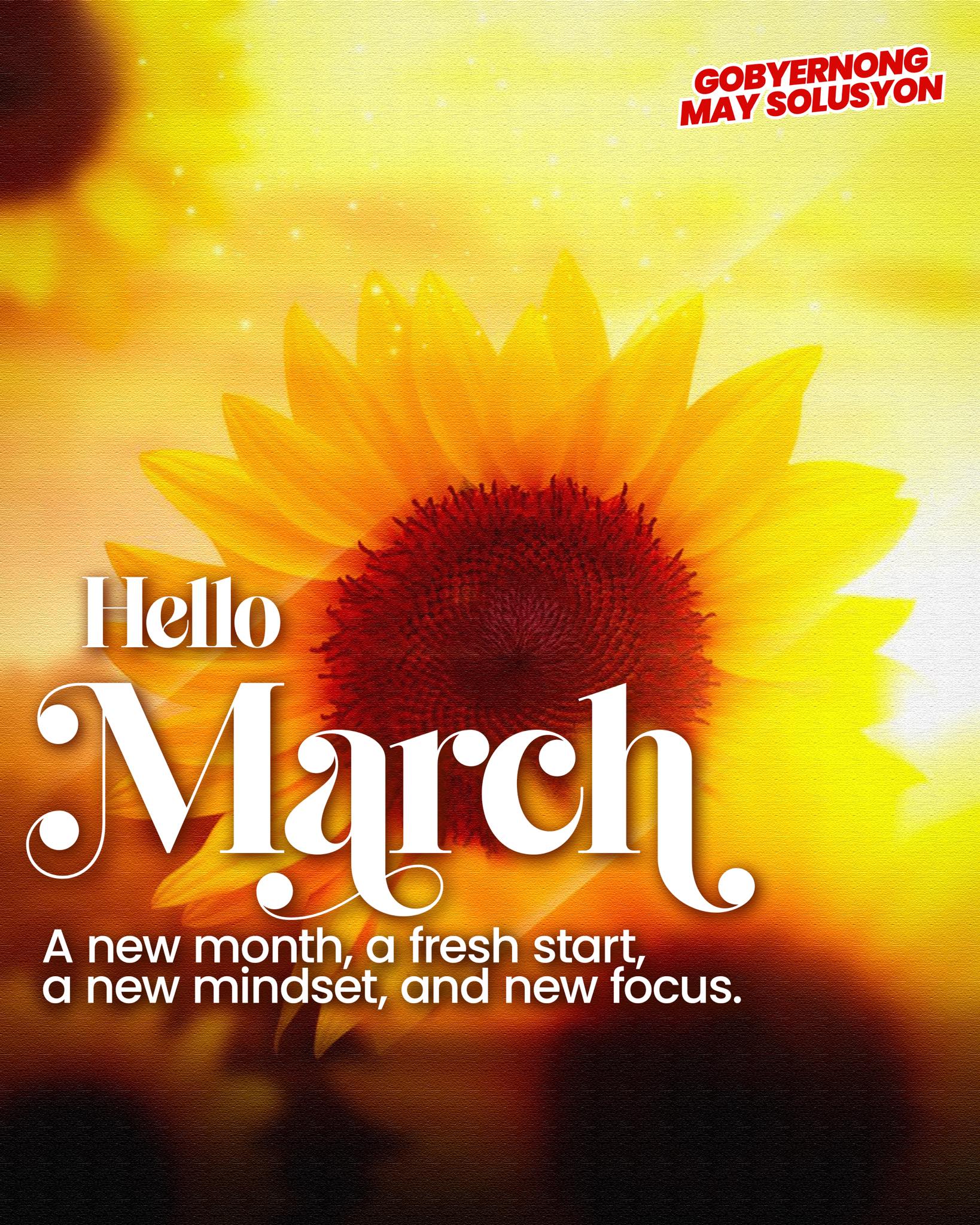 GOByernong - Hello, March. Please be good to us #AKAYniGOB # ...