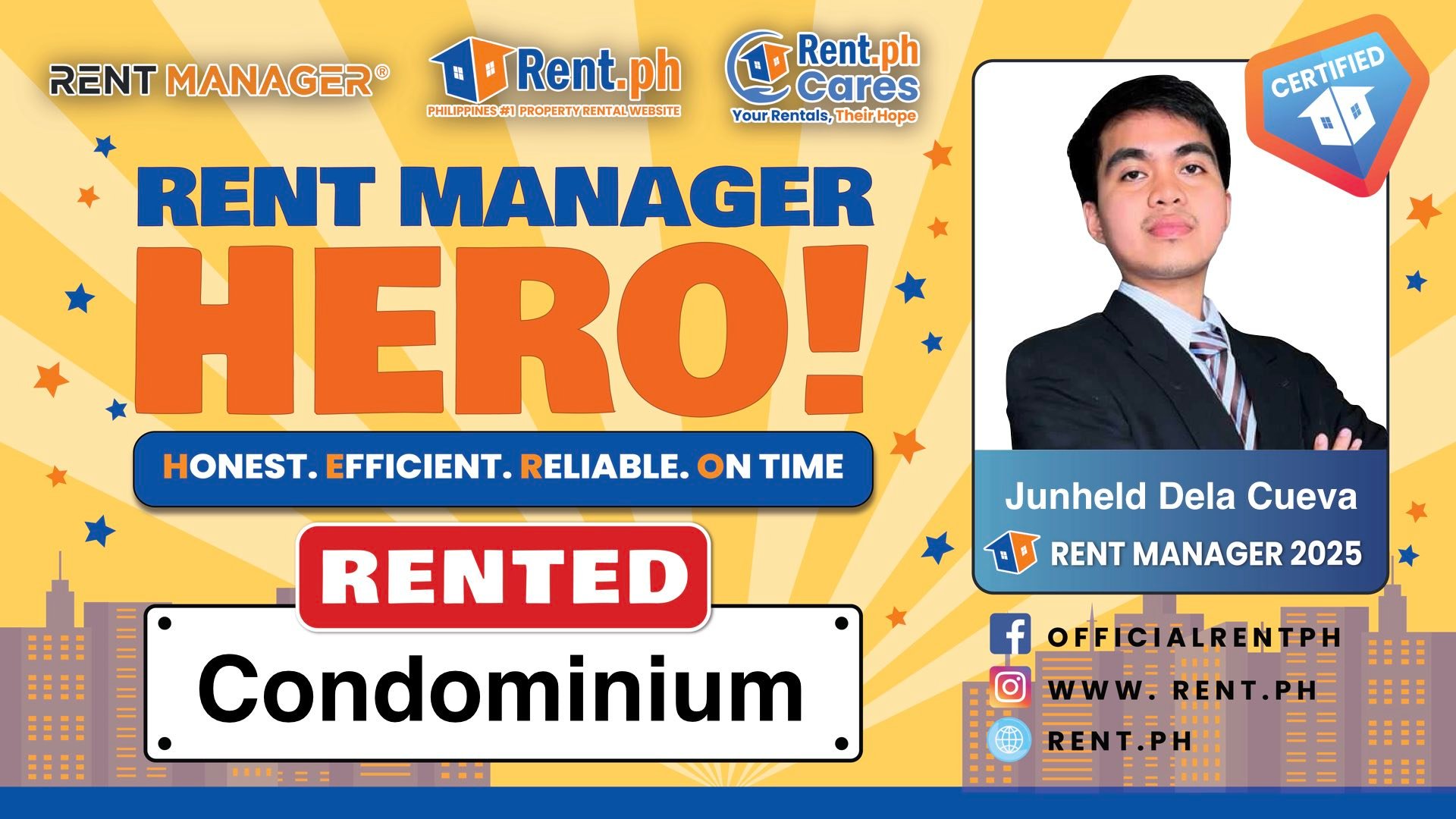 Rent.ph - Congratulations to our RENT MANAGER HEROES! 🏆🎉... | Facebook