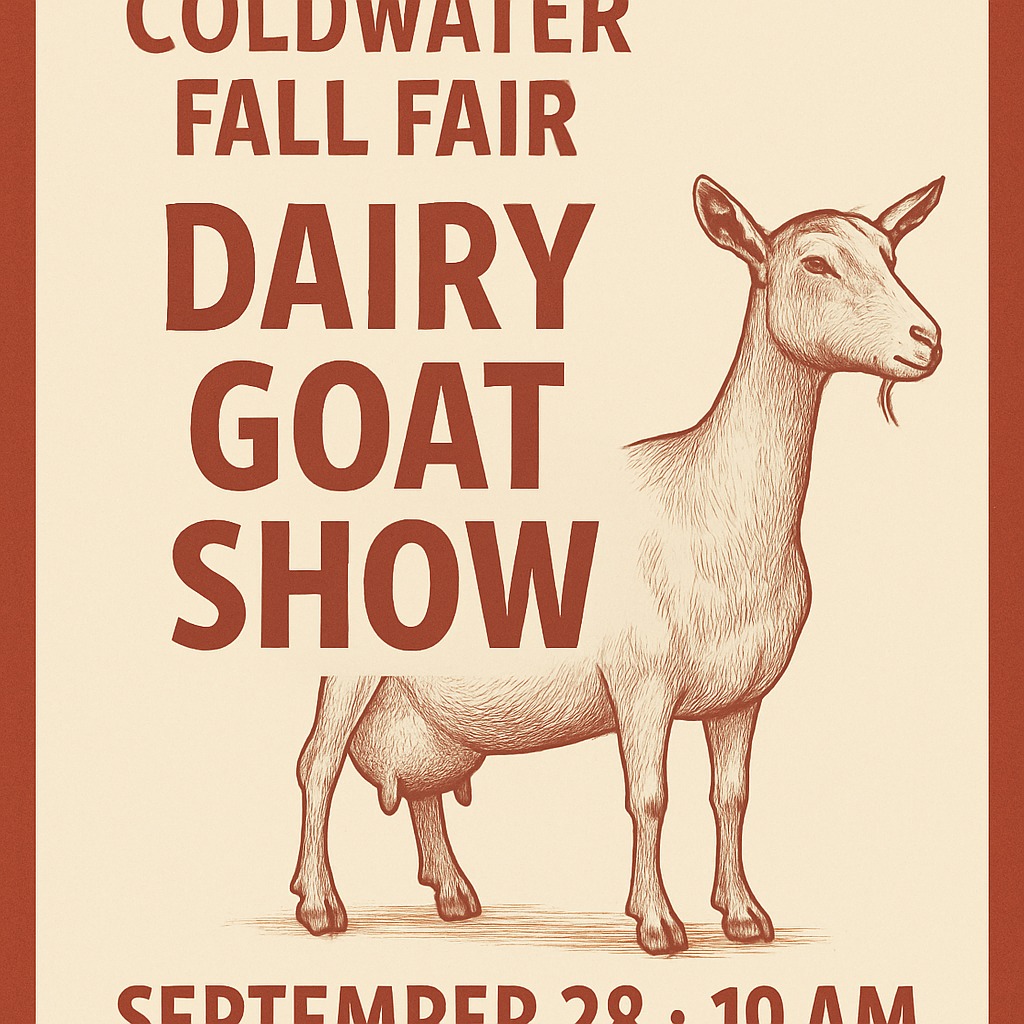 Coldwater - 🐐 Dairy Goat Show at the Coldwater Fall Fair! 🐐 Come see ...