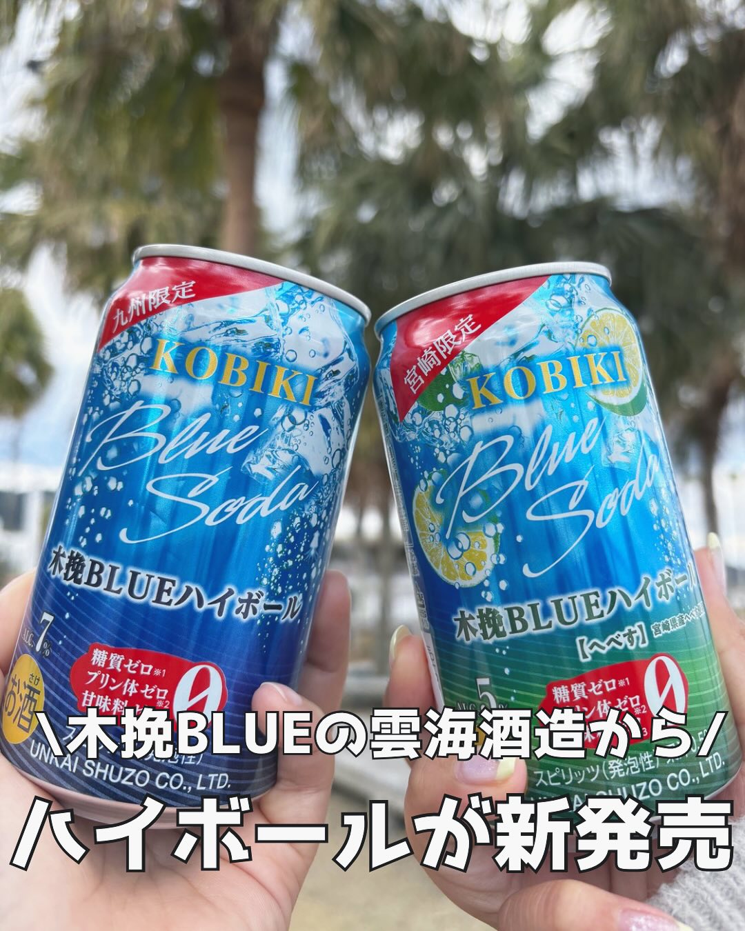 新商品登場／／ みなさまご存知の「木挽BLUE」からハイボール缶が登場