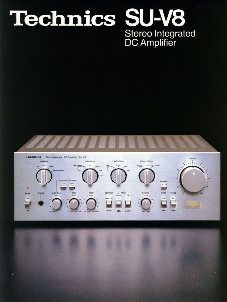 Technics SU-V8 Stereo Integrated DC Amplifier