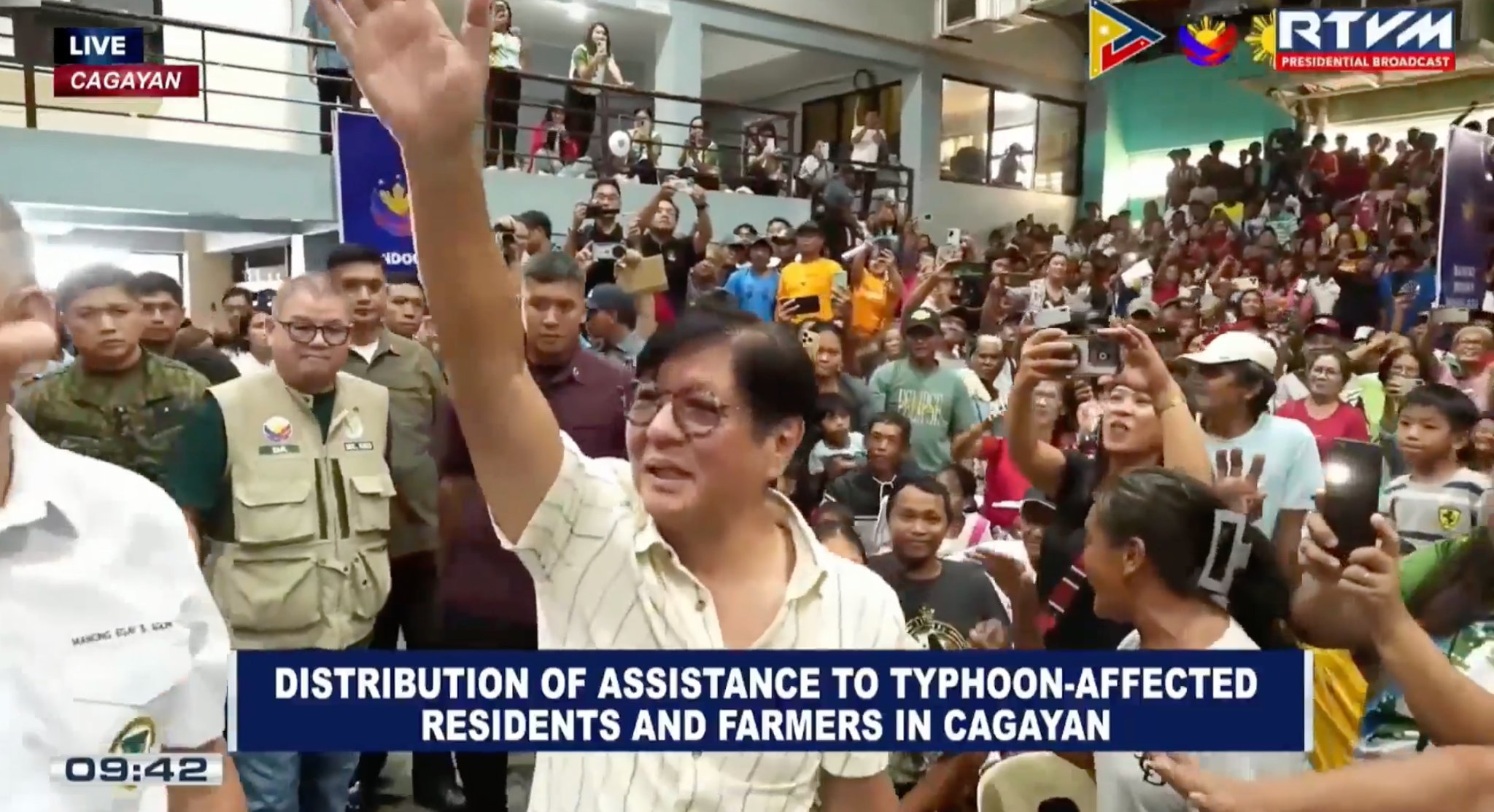 PTV - PBBM SA CAGAYAN HAPPENING NOW: Dumating na si Pangulong Ferdinand ...