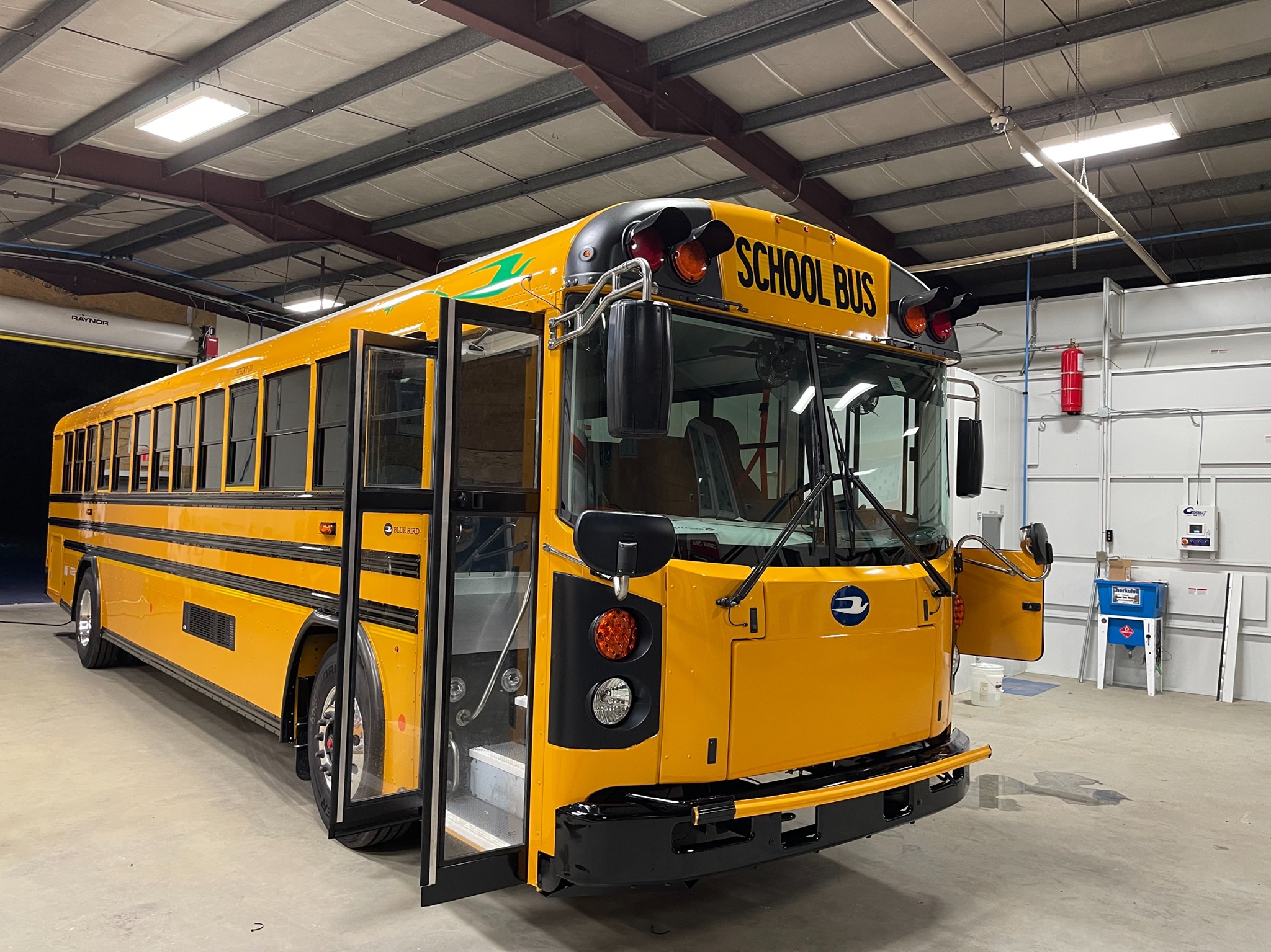 Blue - It is as real as it gets here in Virginia, as Blue Bird Bus ...