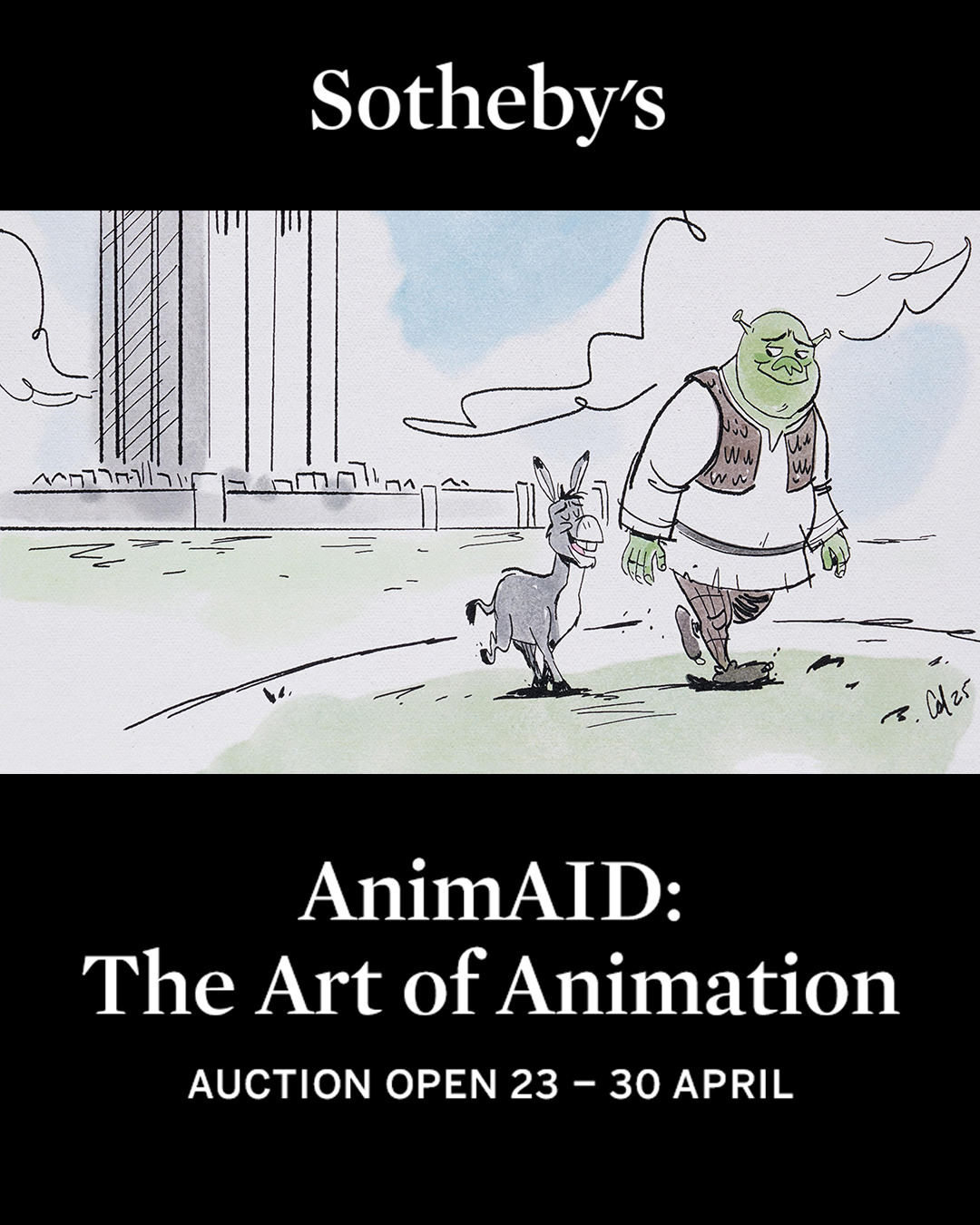 AnimAID - The Art of Animation Auction at Sotheby's is now open