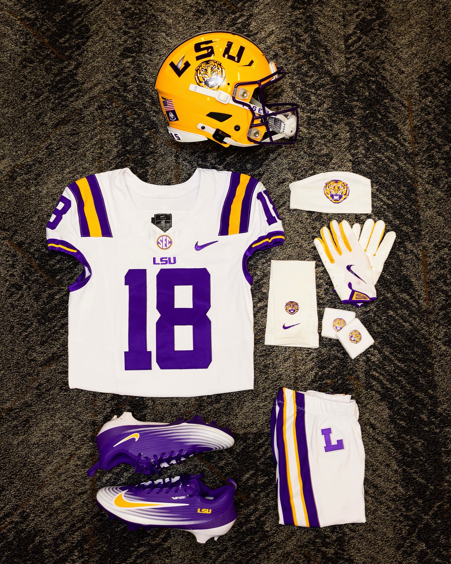 LSU Football - 🟨⬜️⬜️ Tigers vs. Lions | Facebook