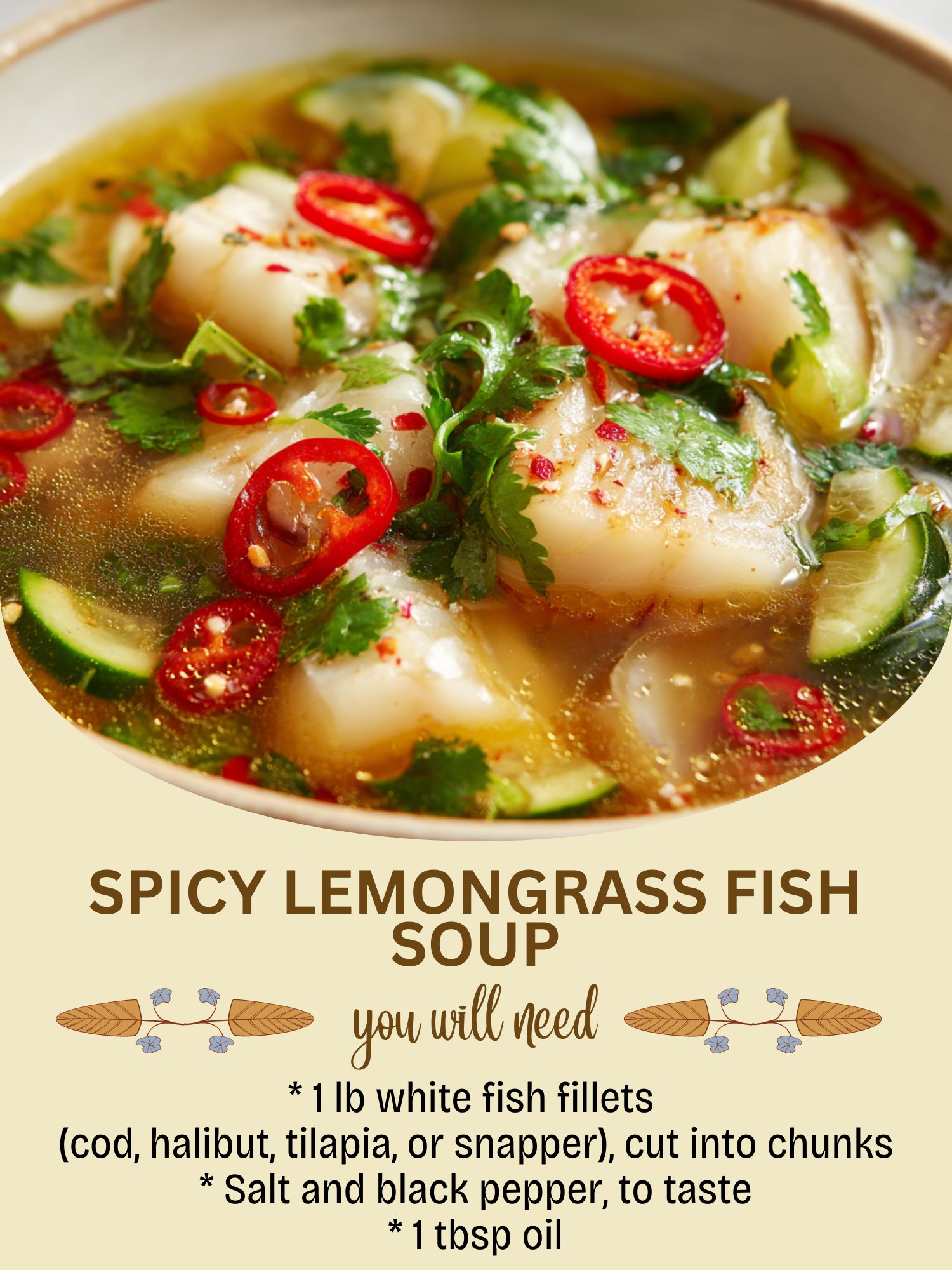 🌶️🍋 Spicy Lemongrass Fish Soup 🐟🍲 A... - Grandma’s Recipes | Facebook