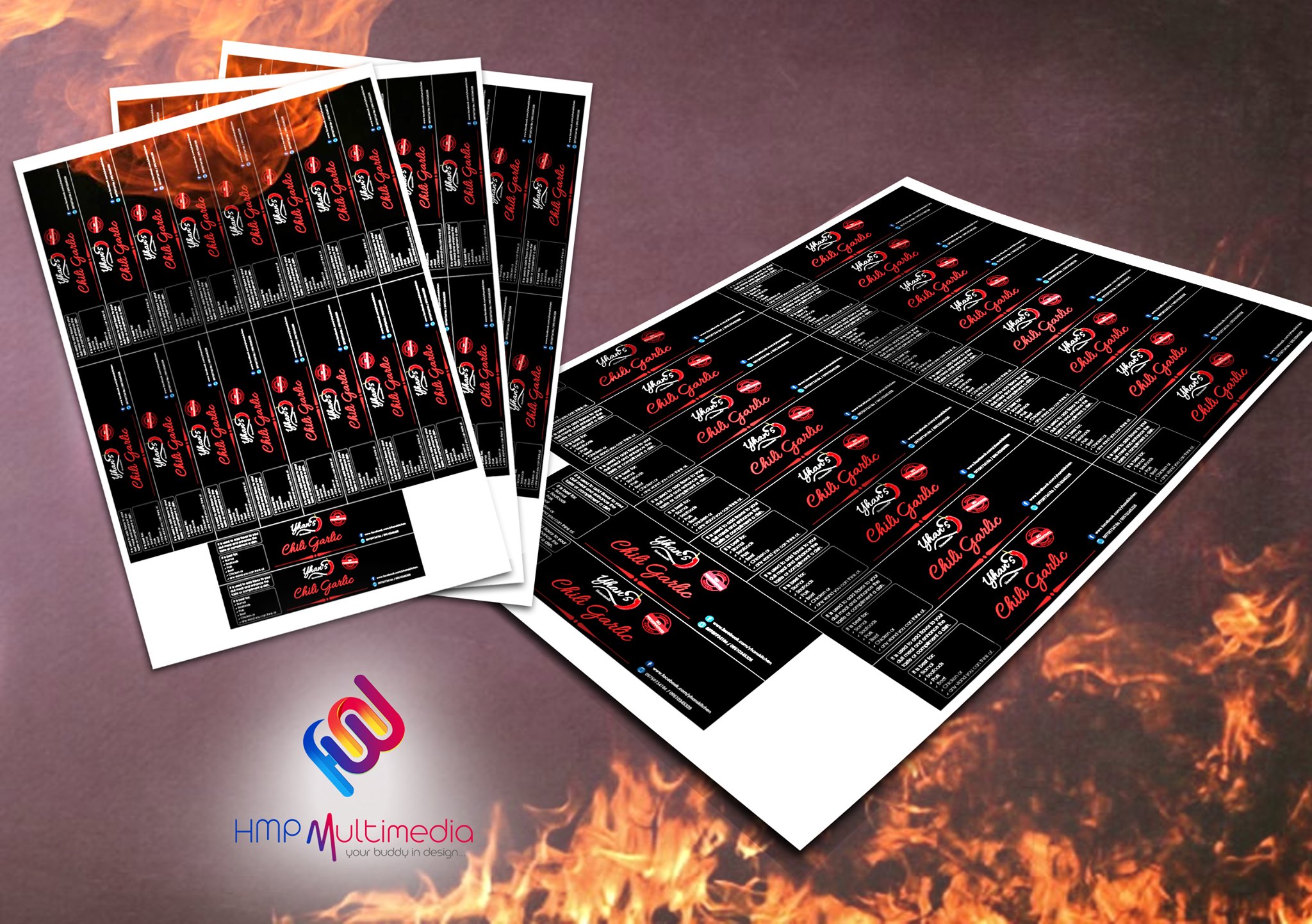 HMP Co. - Photo Sticker GOOD for: ️Food Labels ️Product...