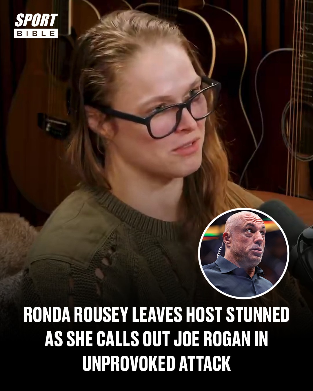 SPORTbible - Rogan's name was brought up and Rousey let rip. She didn't ...