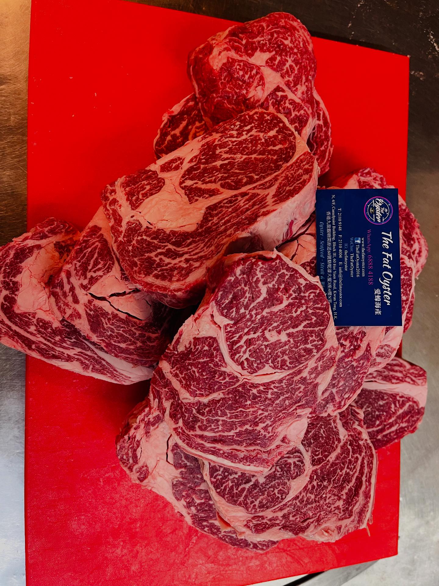 The Fat - 阿老闆唔厚唔吃，1.5吋厚切澳洲冰鮮和牛M8/9肉眼🥩，依家有剩3.3kgs, 有興趣落👇 📲68884188 ...