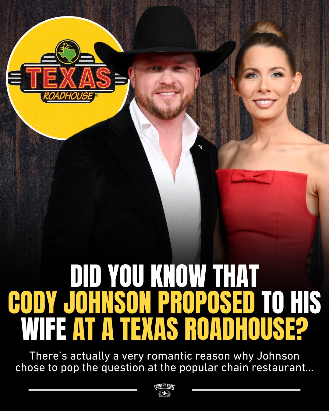 cody johnson black dress knew very early on that he wanted to marry Brandi. And when the time came to propose, there was no better place than their local Texas Roadhouse. Read more >> Size:2-3yrs