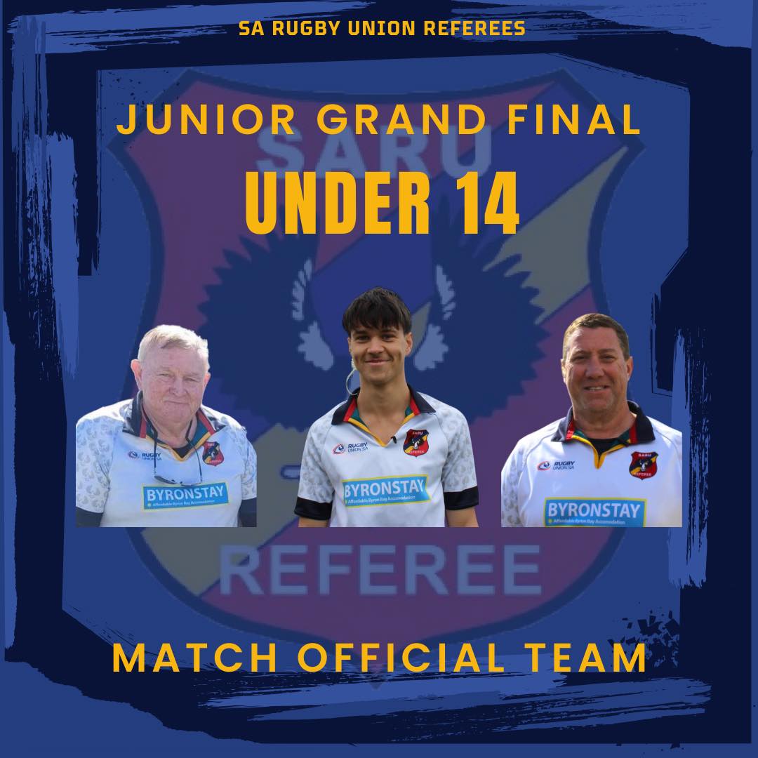 Introducing the Team of 5 for the U14... - SA Rugby Referees | Facebook