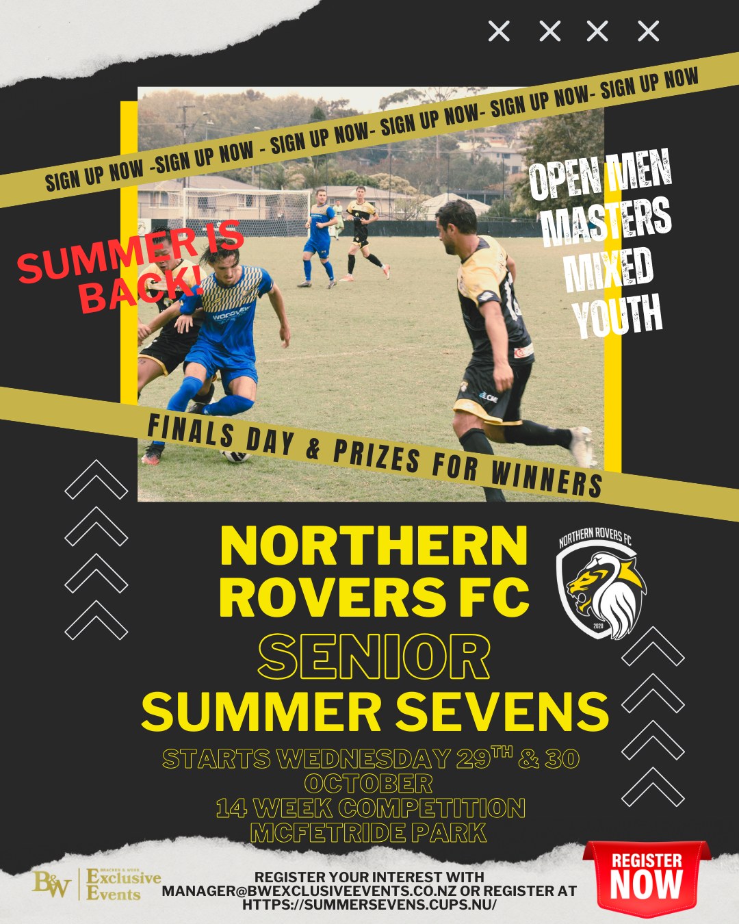 Northern - The hype is REAL. Northern Rovers FC Senior Summer Sevens is ...