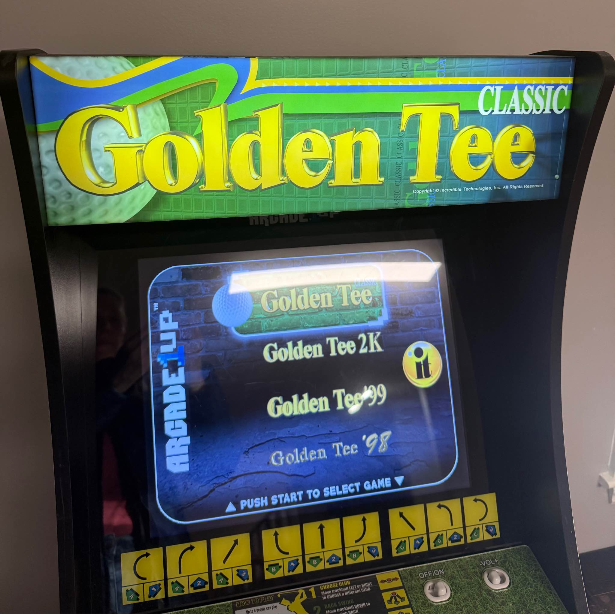 Golden Tee Classic Arcade Game with Riser 4 Feet - Games - Roanoke ...